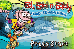 Ed, Edd n Eddy - The Mis-Edventures Title Screen